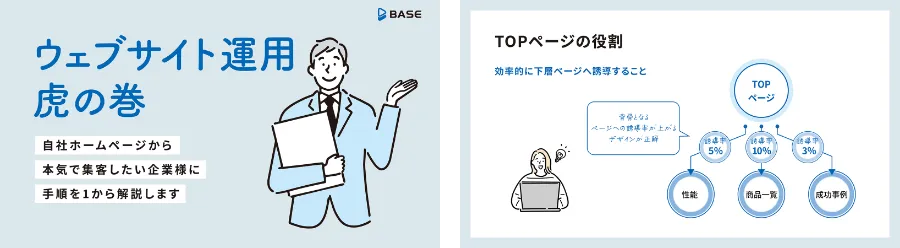 反響率の高いウェブサイトへ